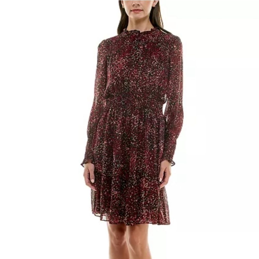 Just Taylor Patterned Dress